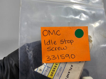 NEW OEM 331590 0331590 OMC Johnson Evinrude Idle Stop Screw 0810