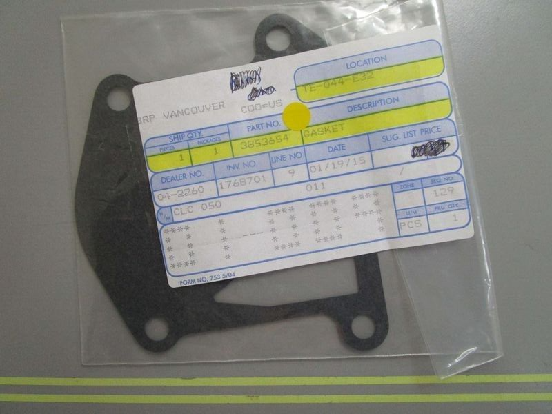 *NEW OEM* 0770 OMC Johnson Evinrude Gasket 3853654 03853654