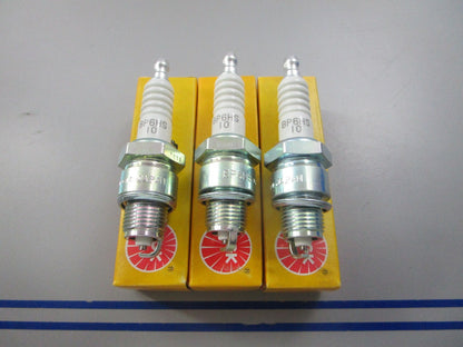 NEW (LOT OF 3) BP6HS-10 NGK Spark Plug 0810