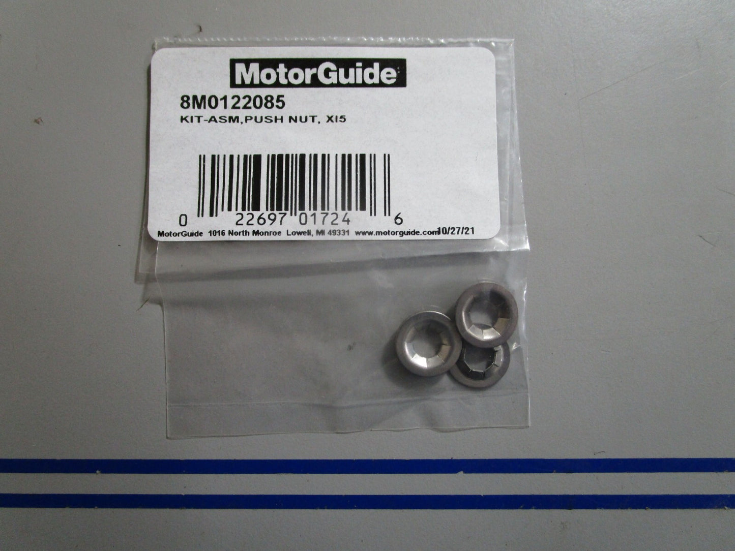 *NEW OEM* 0770 MotorGuide Push Nut Kit 8M0122085