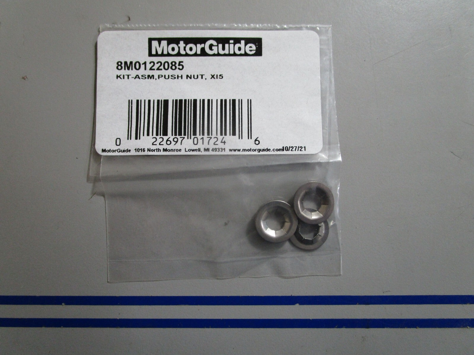 *NEW OEM* 0770 MotorGuide Push Nut Kit 8M0122085