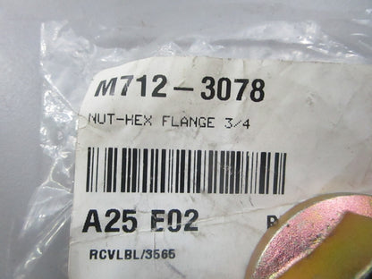 NEW OEM 712-3078 MTD Flange Nut 0810