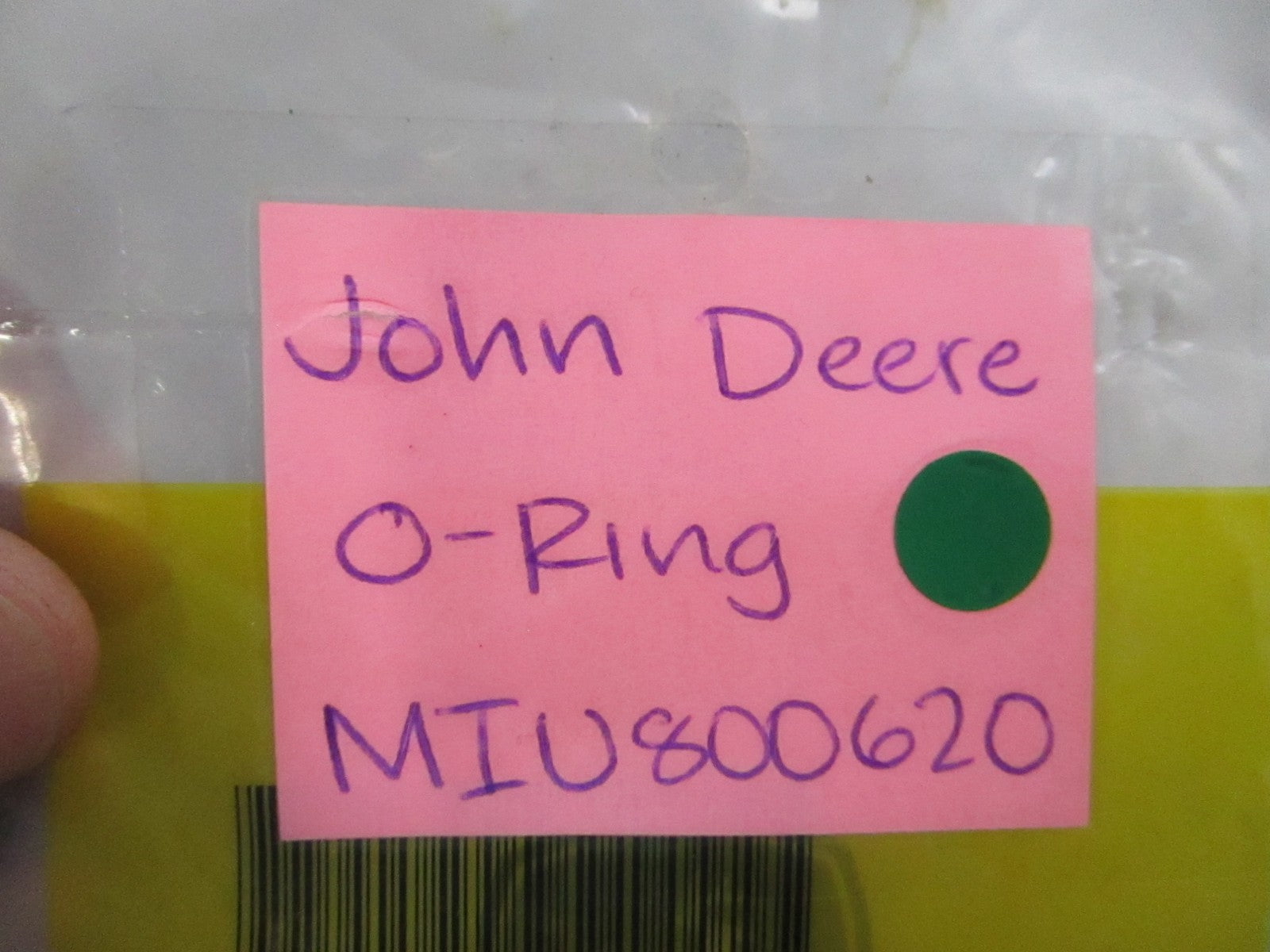 NEW OEM MIU800620 John Deere O-Ring 0810