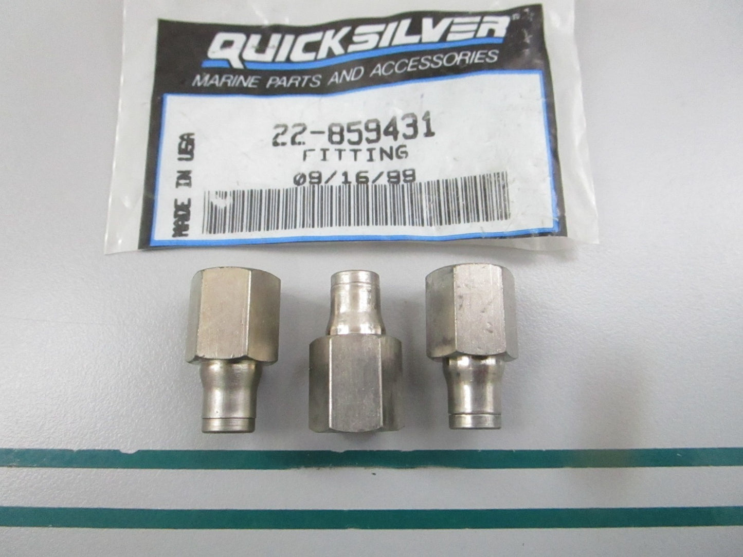 NEW OEM (LOT OF 3) 22-859431 Mercury Quicksilver Fitting 0810