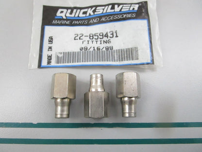 NEW OEM (LOT OF 3) 22-859431 Mercury Quicksilver Fitting 0810