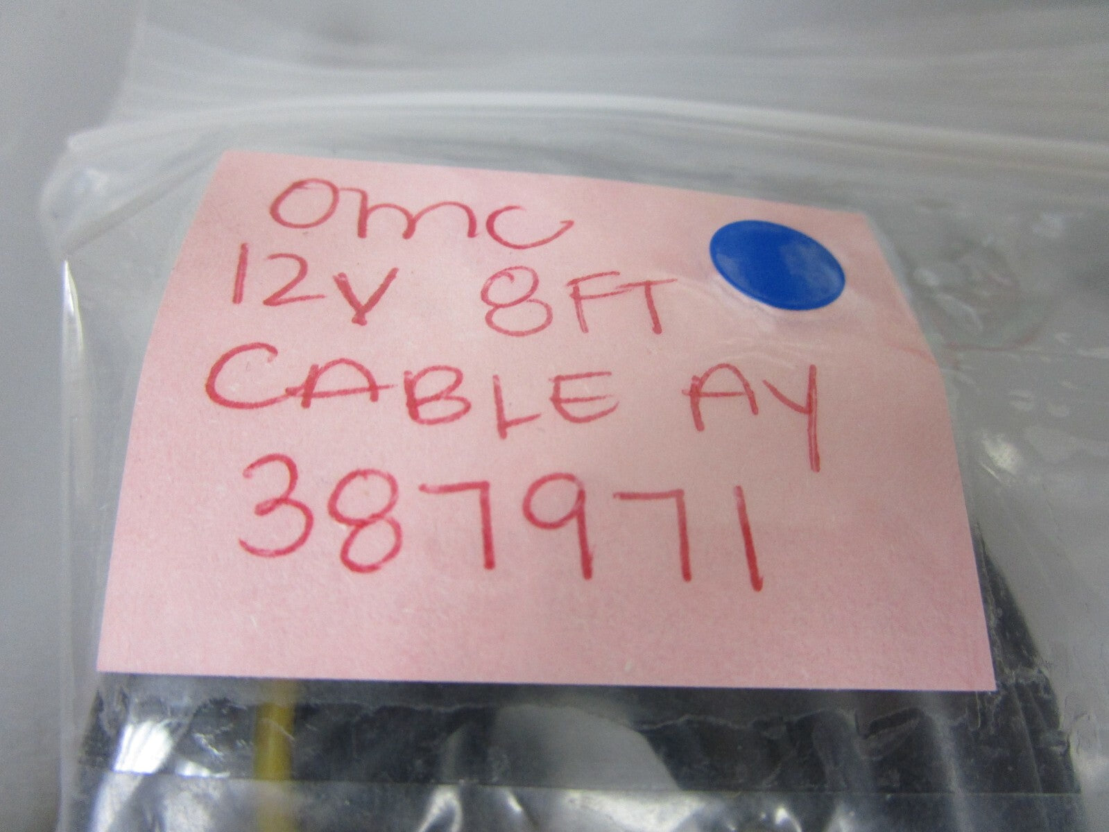 *NEW OEM* 0720 OMC Johnson Evinrude 12V 8ft Cable Assembly 387971 0387971