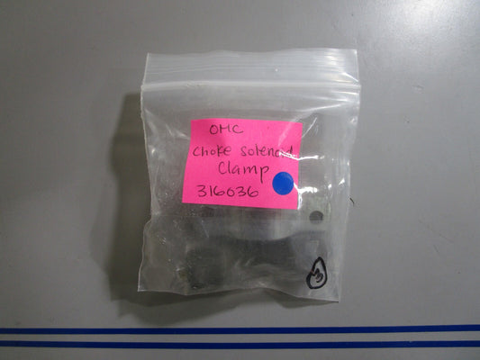 *NEW OEM* 0810 OMC Johnson Evinrude Choke Solenoid Clamp 316036 0316036