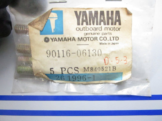 *NEW OEM* (LOT OF 5) 0810 Yamaha Stud Bolt 90116-06130-00