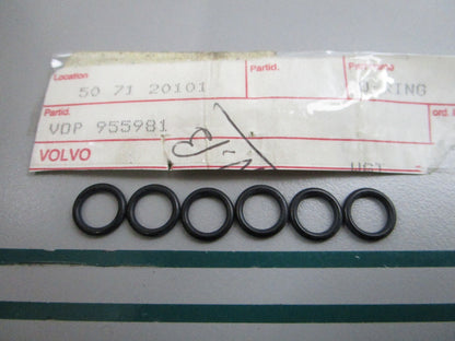 NEW OEM (LOT OF 6) 955981 Volvo Penta O-Ring 0810