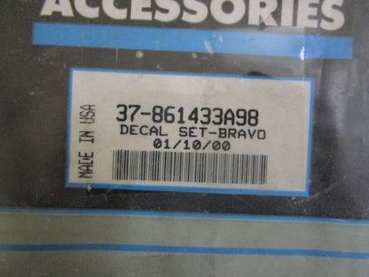 *NEW OEM* 0820 Mercury Bravo I Decal Set 37-861433A98