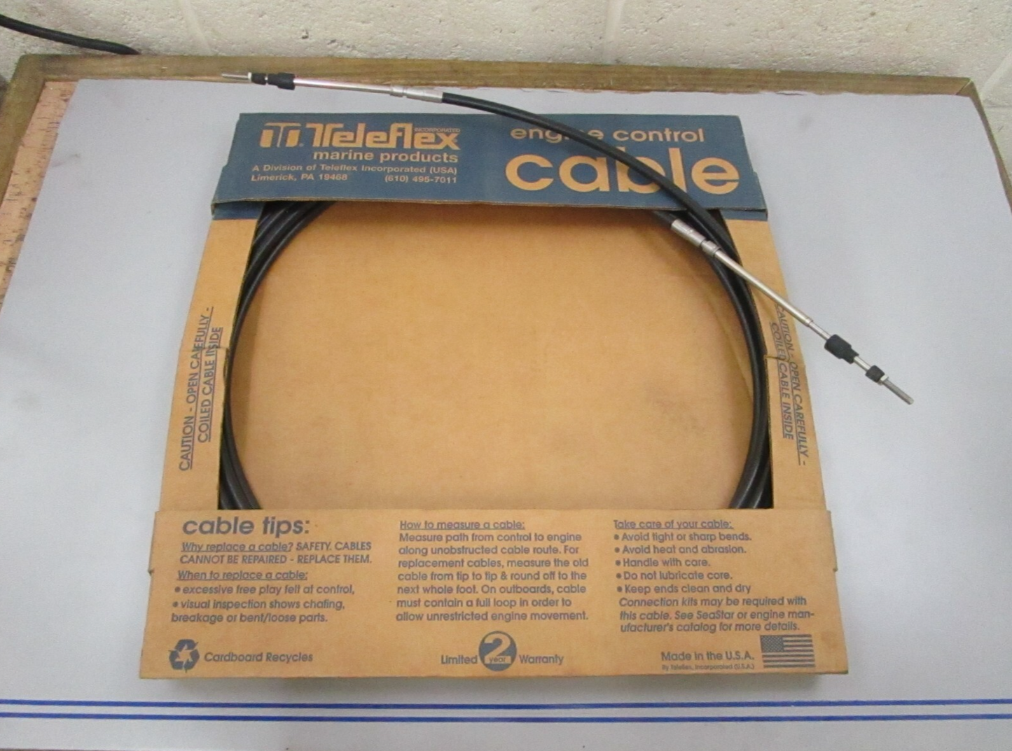 *NEW* 0780 Teleflex TFXtreme 3300 28FT Control Cable CC63328