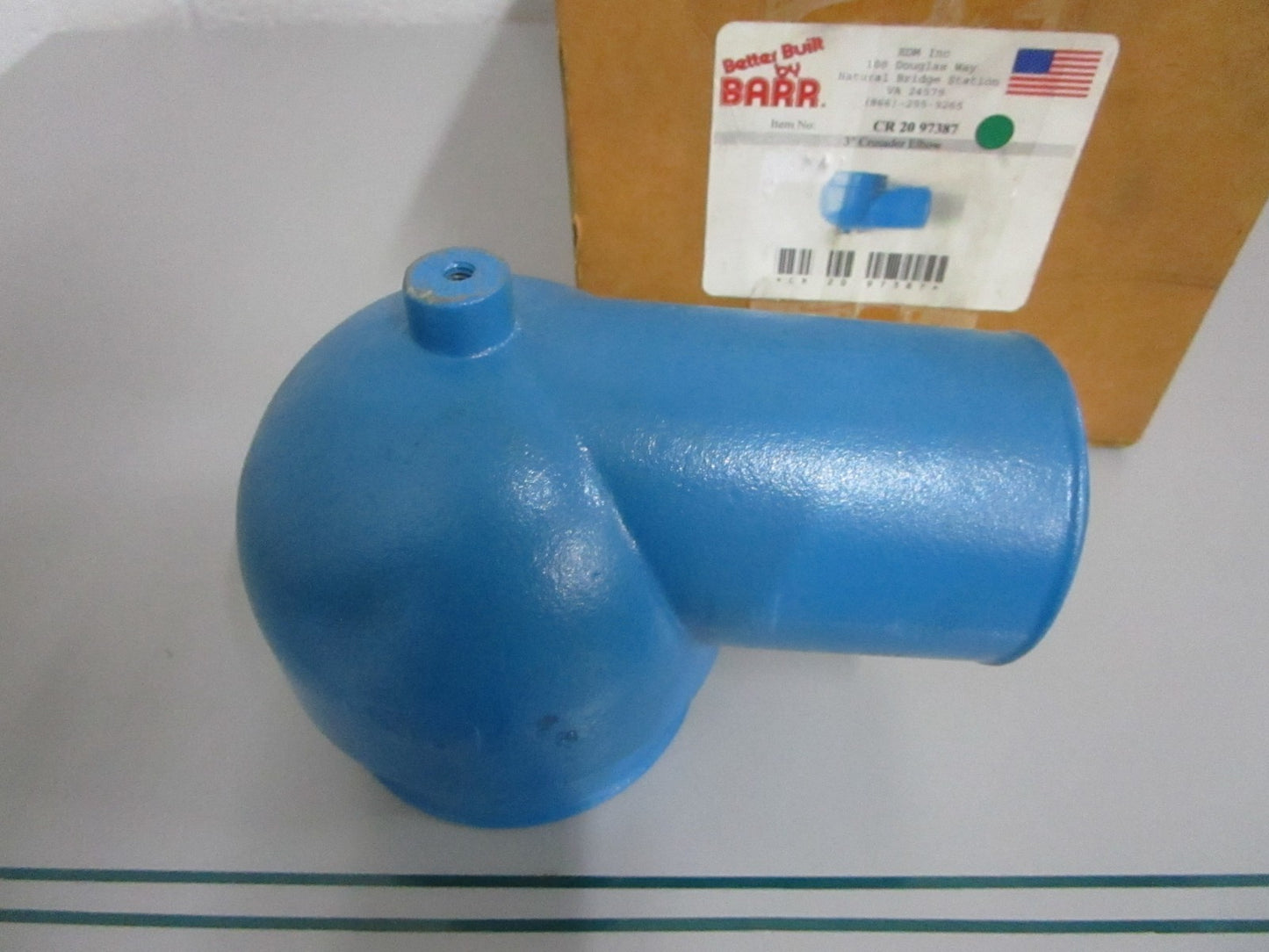 NEW CR 20 97387 CR2097387 Barr 3" Crusader Elbow 0820