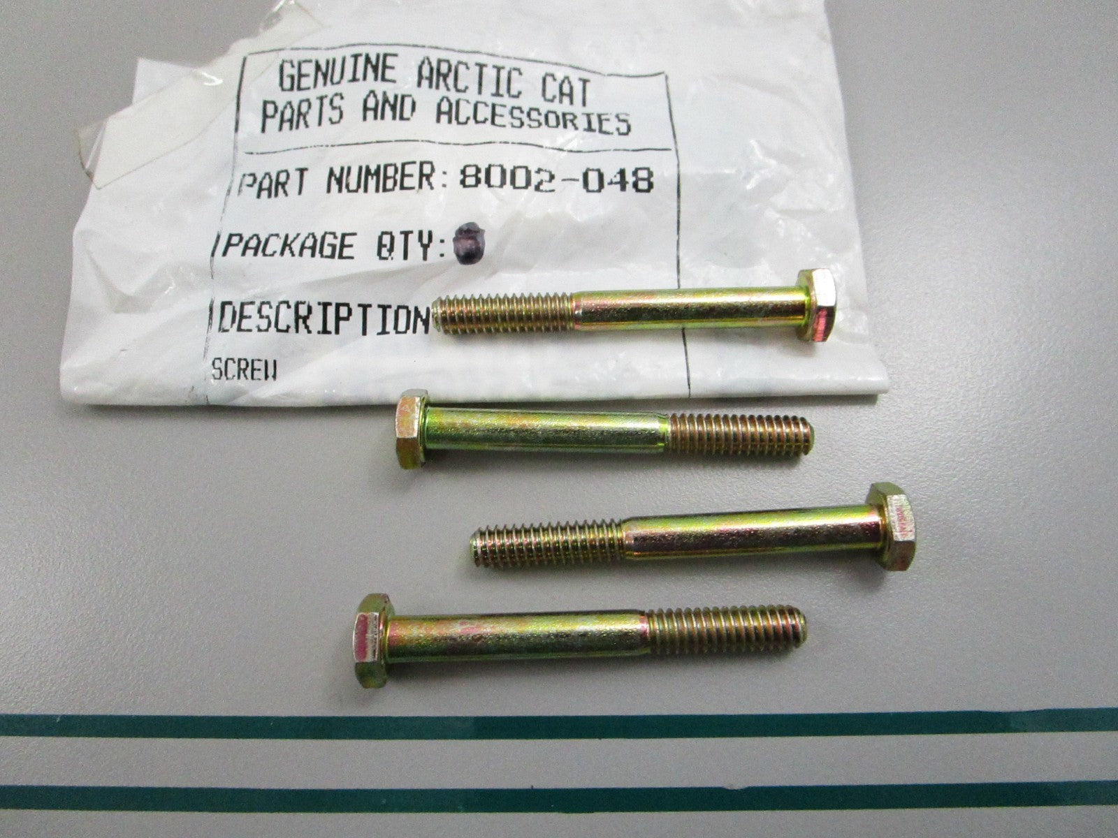 NEW OEM (LOT OF 4) 8002-048 Arctic Cat Screw 0810