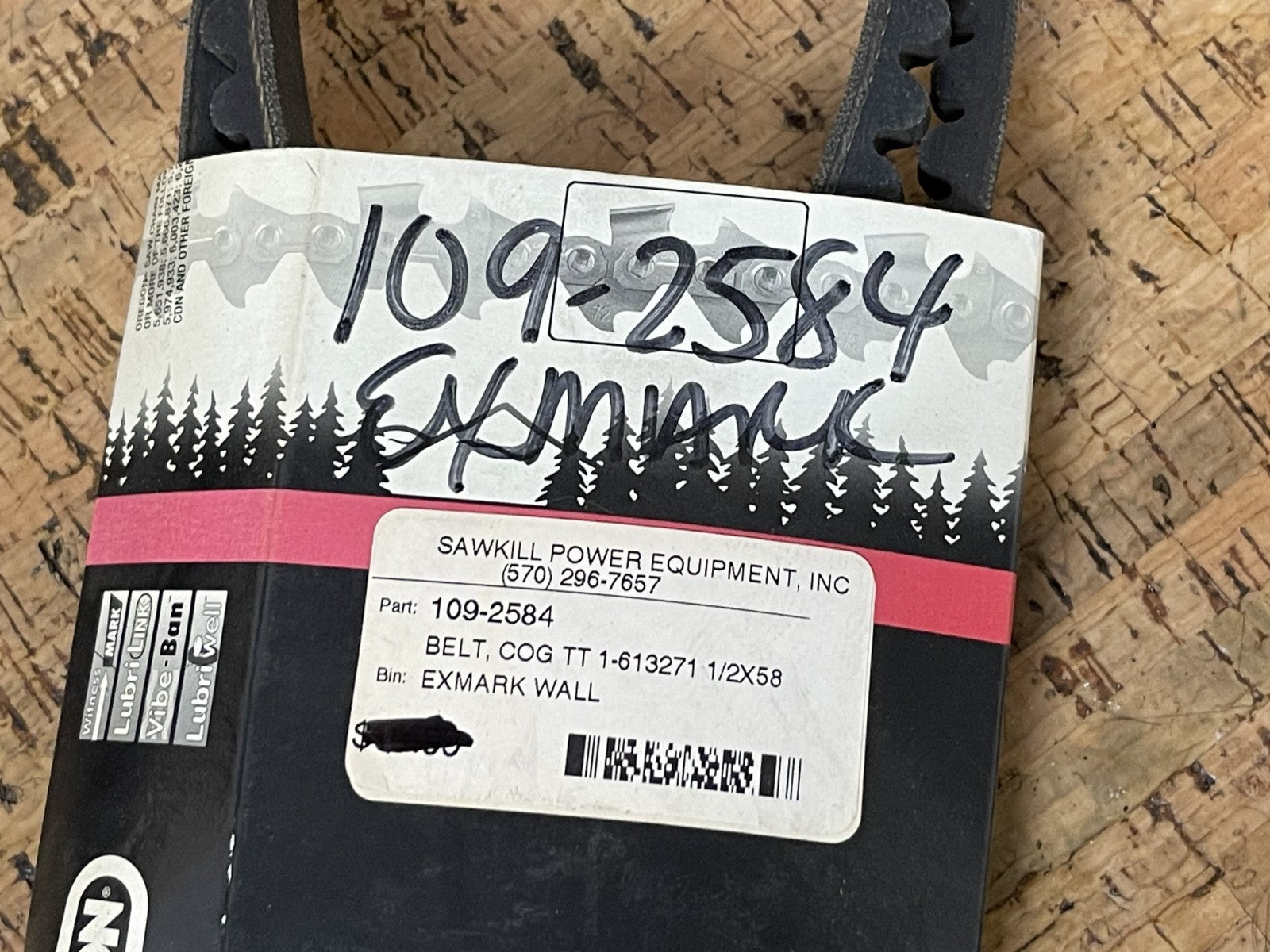 *NEW OEM* 0670 Rotary Drive Belt 109-2584