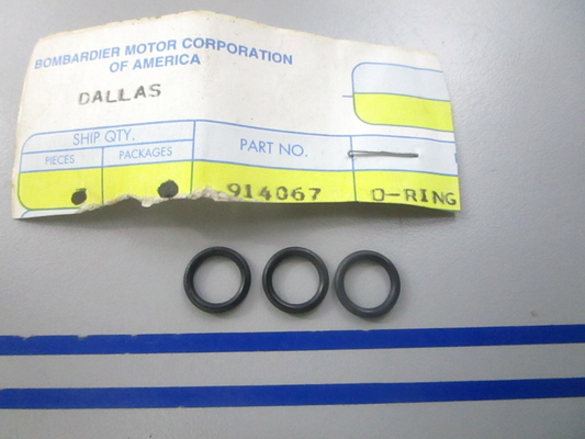 NEW OEM (LOT OF 3) 914067 0914067 OMC Johnson Evinrude O-Ring 0810