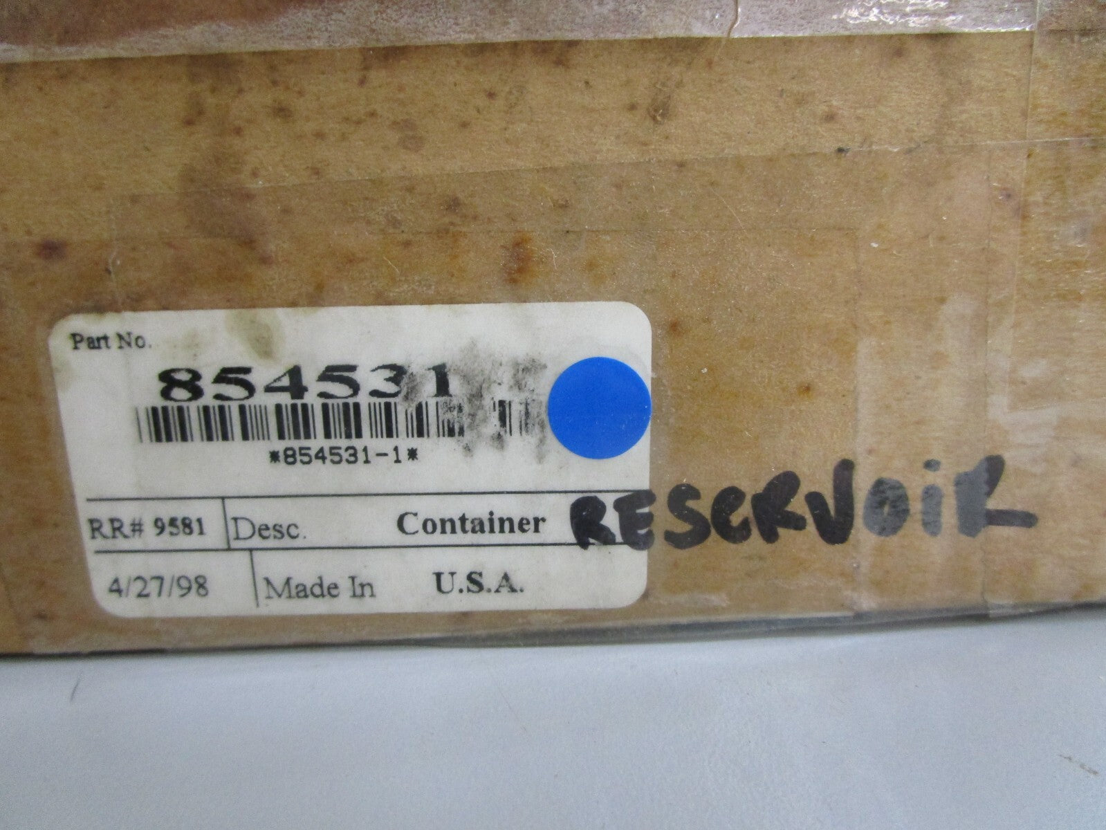 *NEW OEM* 0820 Volvo Penta Reservoir 854531