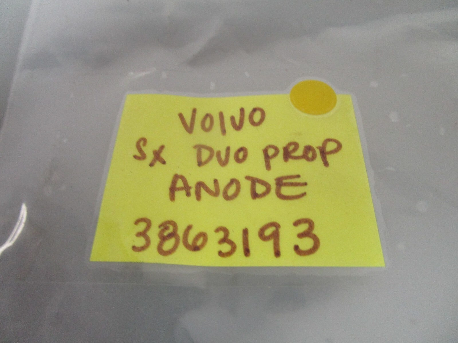 *NEW OEM* 0720 Volvo Penta SX Duo Prop Anode 3863193