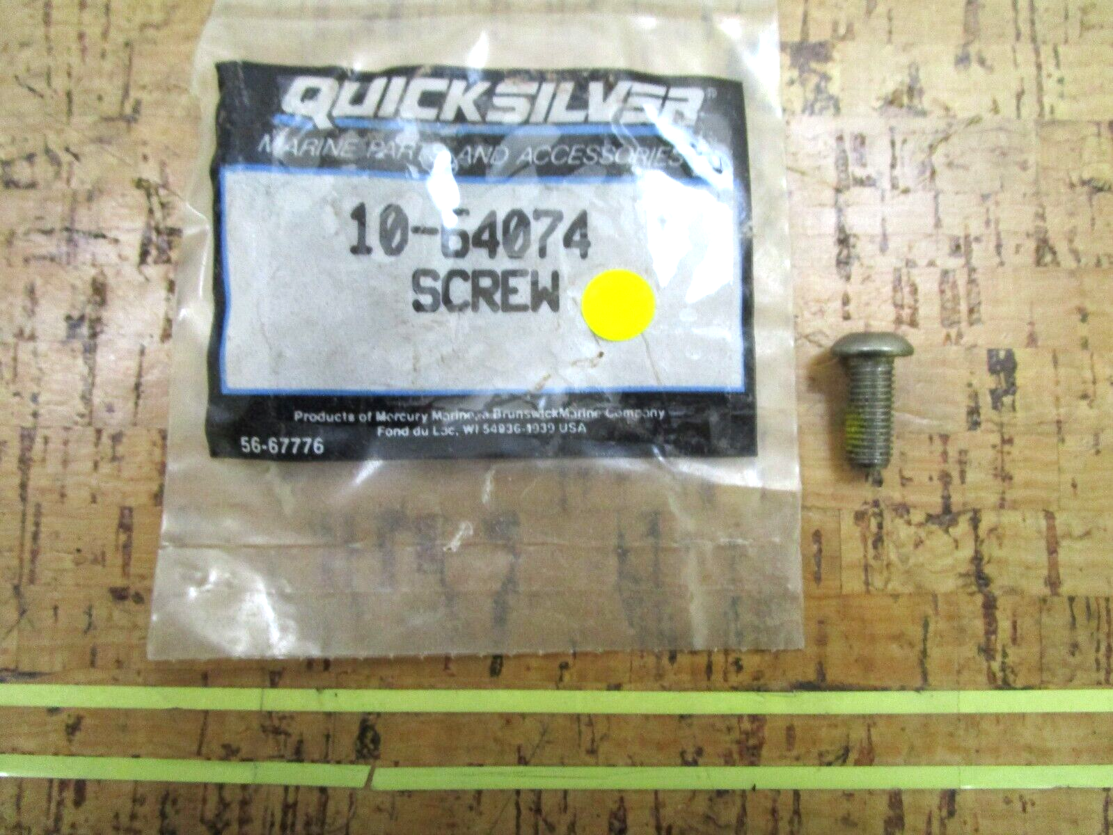 *NEW OEM* 0750 Mercury Quicksilver SCREW 10-64074