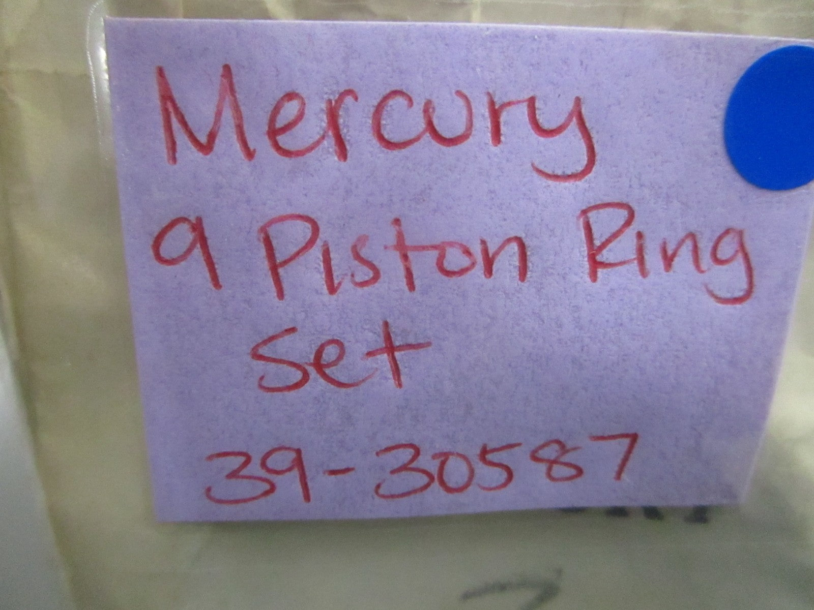 *NEW OEM* 0810 Mercury Quicksilver 9 Piston Ring Set 39-30587