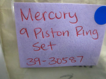 *NEW OEM* 0810 Mercury Quicksilver 9 Piston Ring Set 39-30587