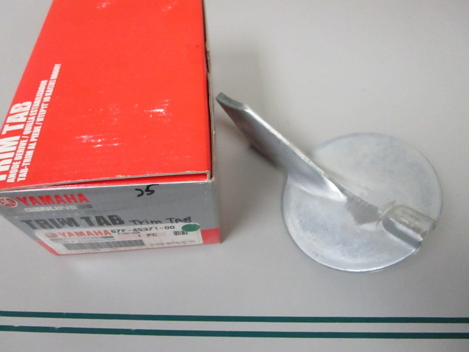 NEW OEM 67F-45371-00-00 Yamaha Trim Tab 0810