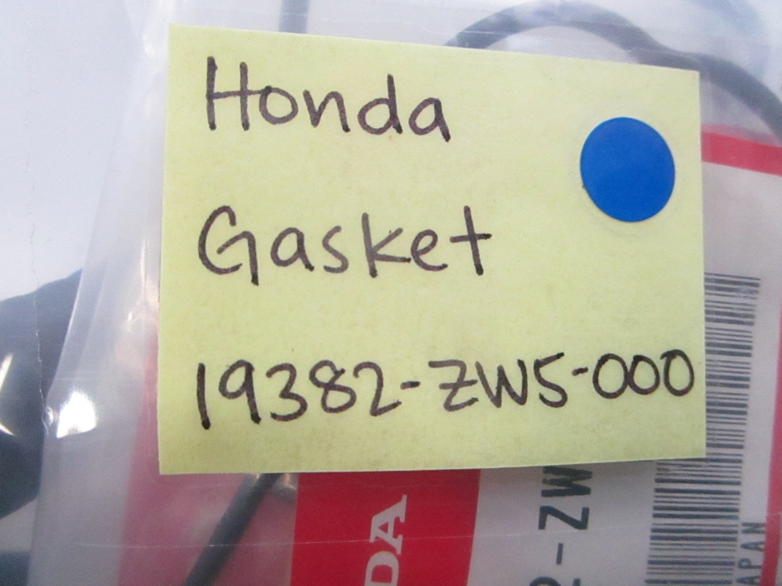 *NEW OEM* 0810 Honda Gasket 19382-ZW5-000