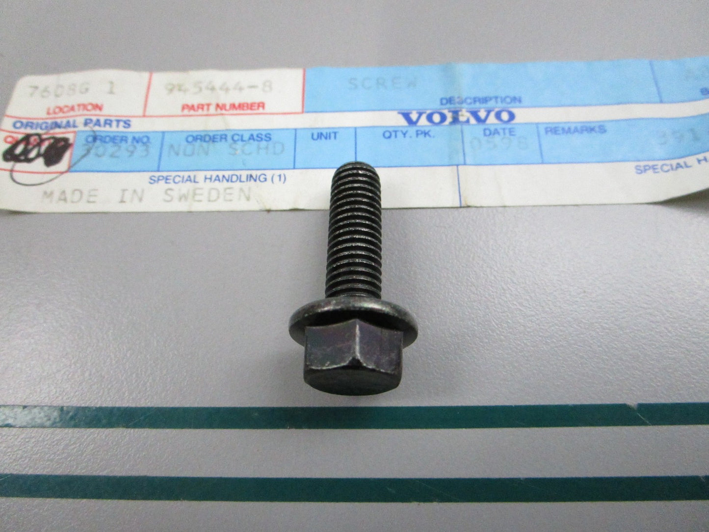 NEW OEM 945444-8 Volvo Penta Flange Screw 0810