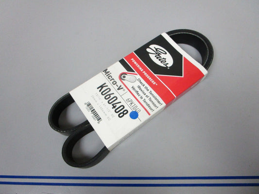 NEW K060408 Gates Micro-V 13/16" x 41 ½" Serpentine Belt 0720