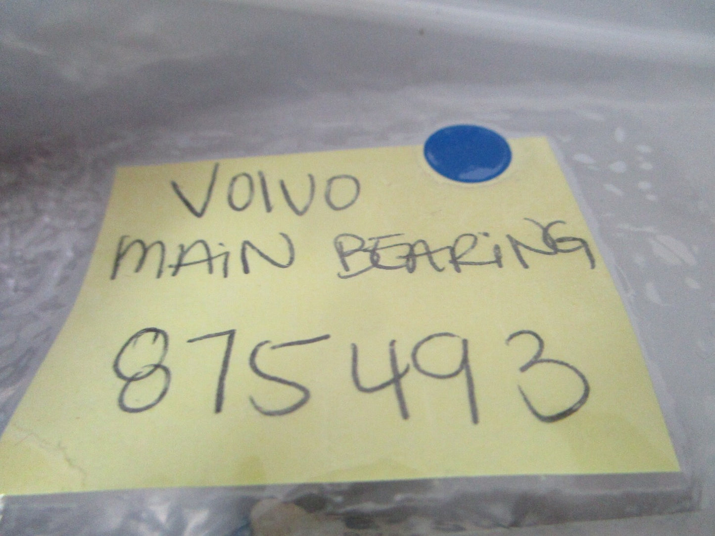 *NEW OEM* 0810 Volvo Penta Main Bearing 875493