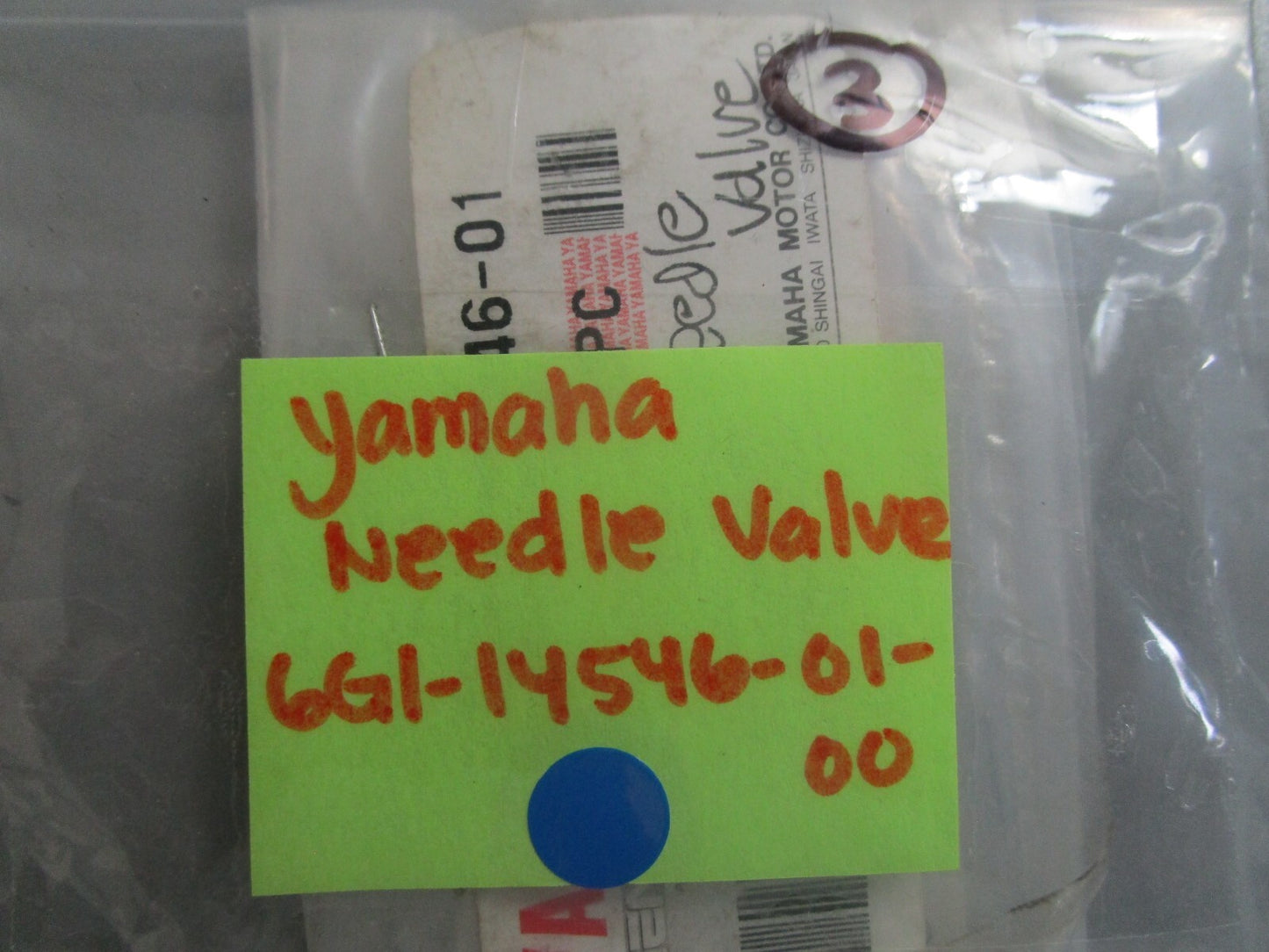 *NEW OEM* 0810 Yamaha Needle Valve 6G1-14546-01-00