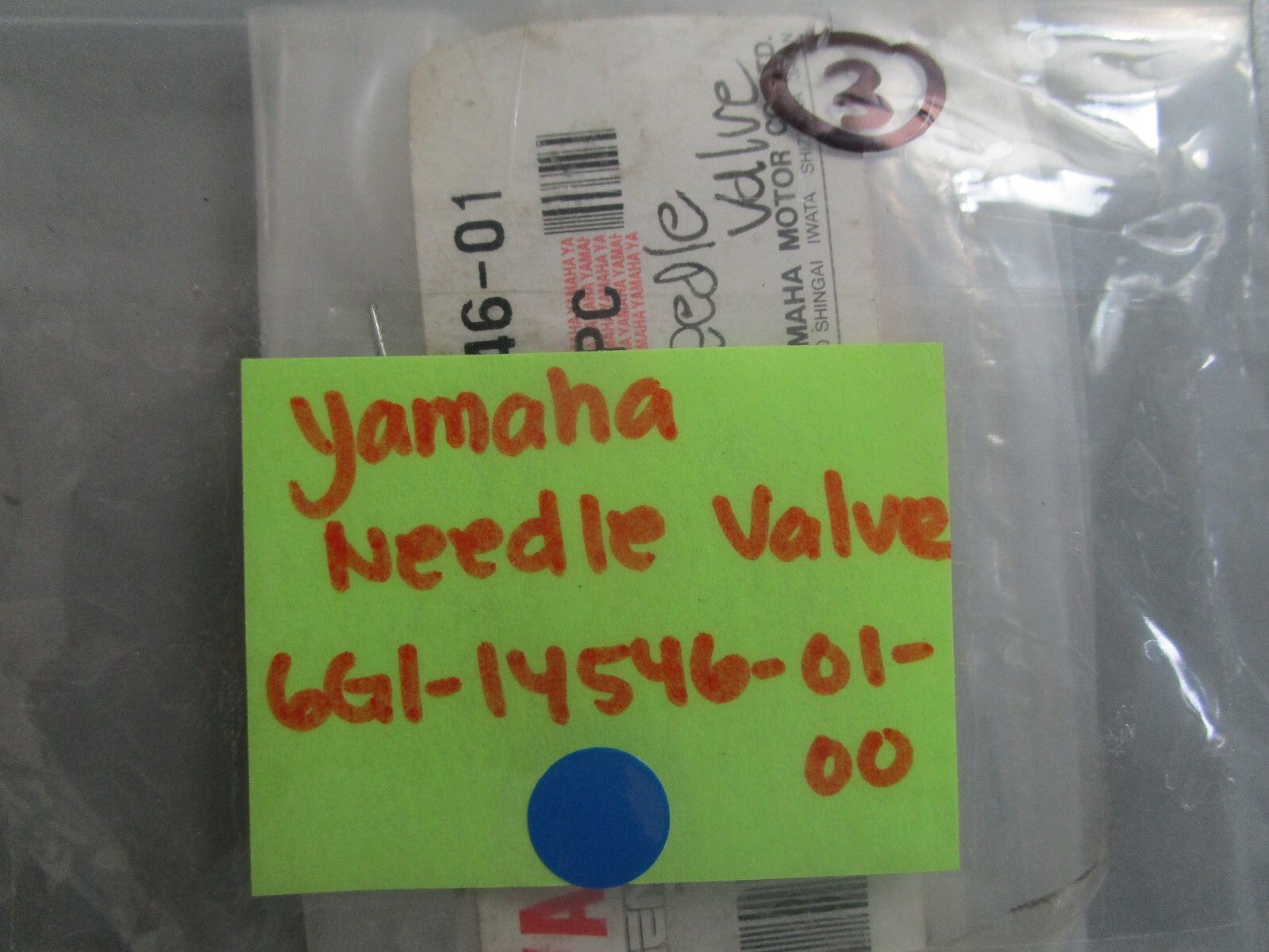 *NEW OEM* 0810 Yamaha Needle Valve 6G1-14546-01-00