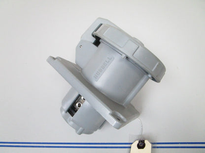 *NEW* 0720 Hubbell 125/250 VAC 100amp 4 Pin Inlet Receptacle M4100B12R