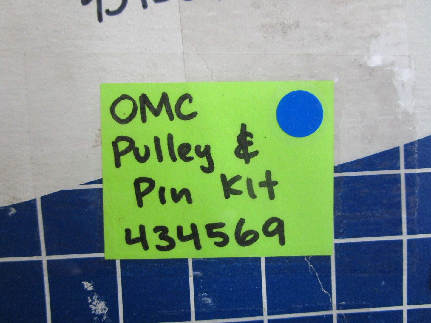 *NEW OEM* 0820 OMC Johnson Evinrude Pulley & Pin Kit 434569 0434569