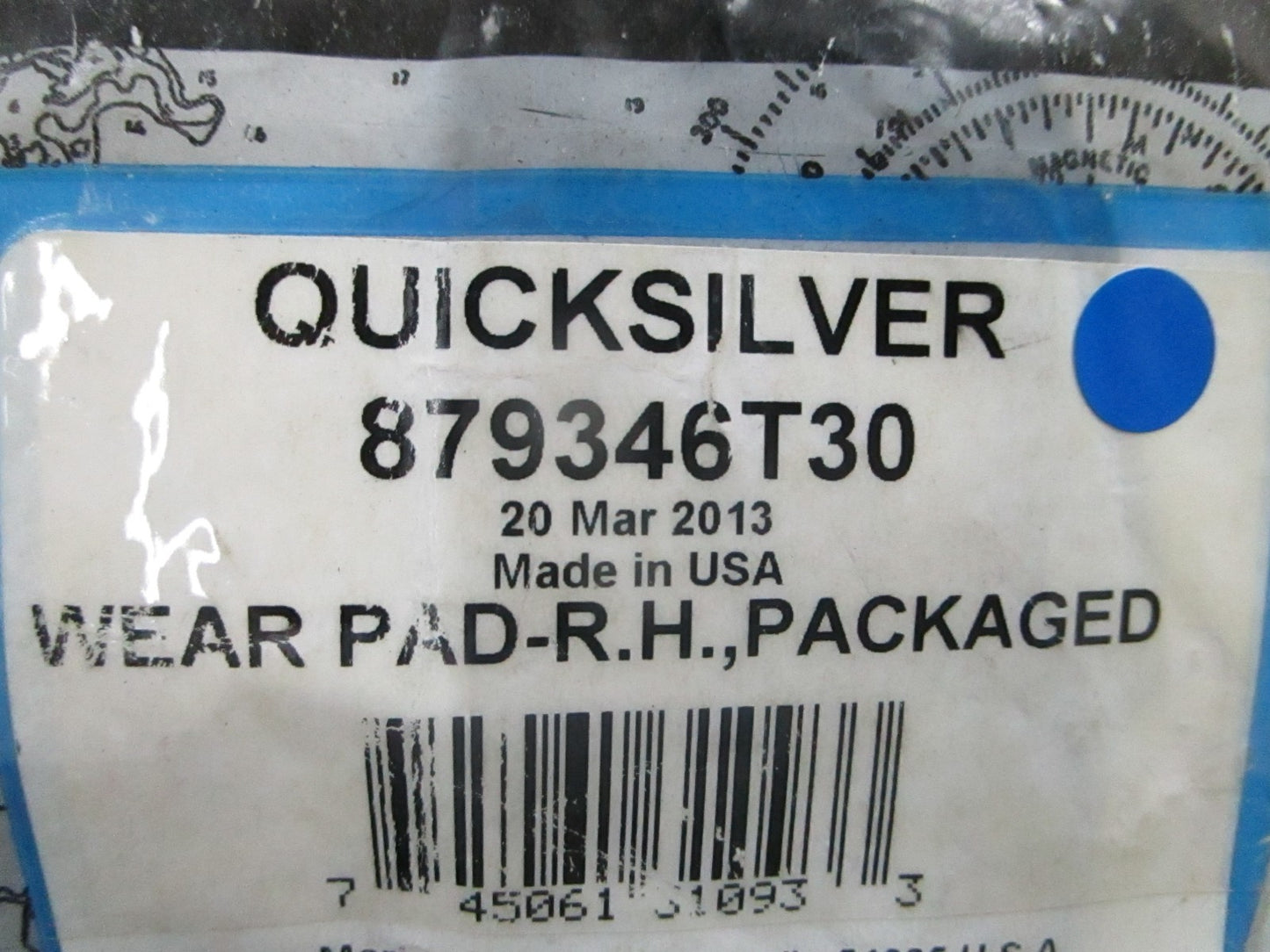 *NEW OEM* 0810 Mercury Quicksilver Wear Pad 879346T30