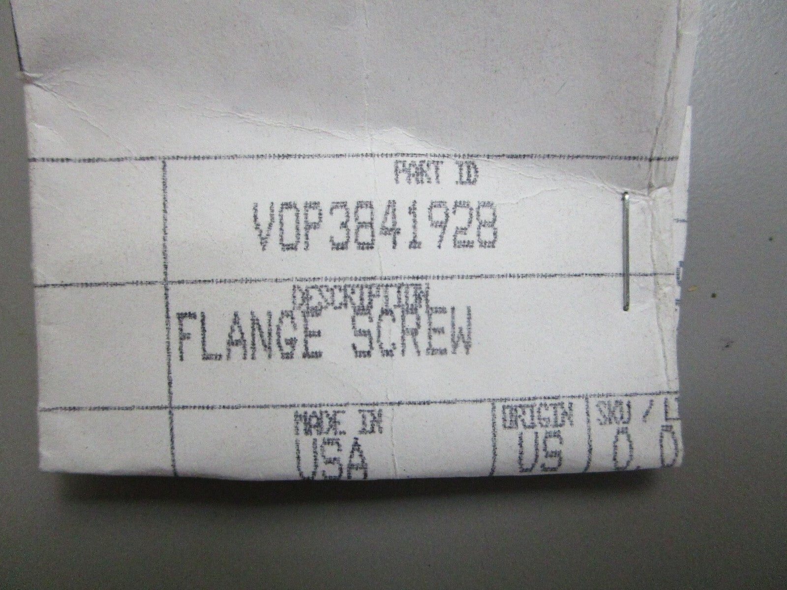 *NEW OEM* (LOT OF 2) 0810 Volvo Penta Flange Screw 3841928