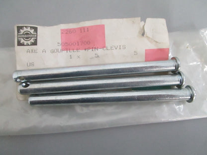 NEW OEM (LOT OF 3) 505001700 Ski-Doo Clevis Pin 0820