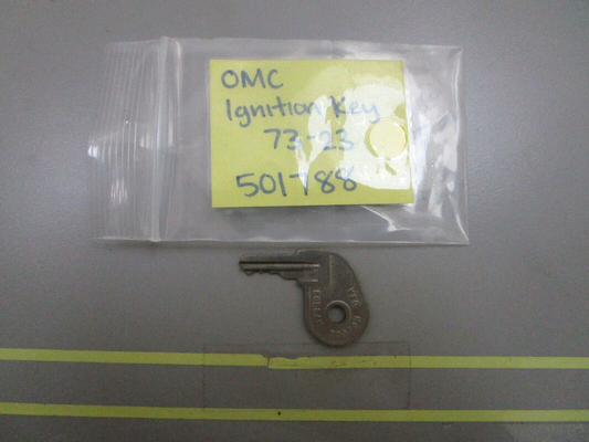 *NEW OEM* 0810 OMC Johnson Evinrude Ignition Key 73-23 501788 0501788