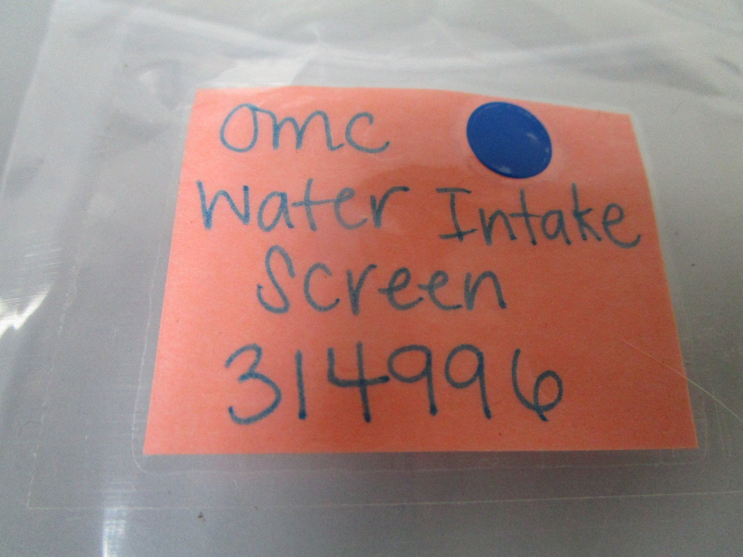 NEW OEM 314996 0314996 OMC Johnson Evinrude Water Intake Screen 0720