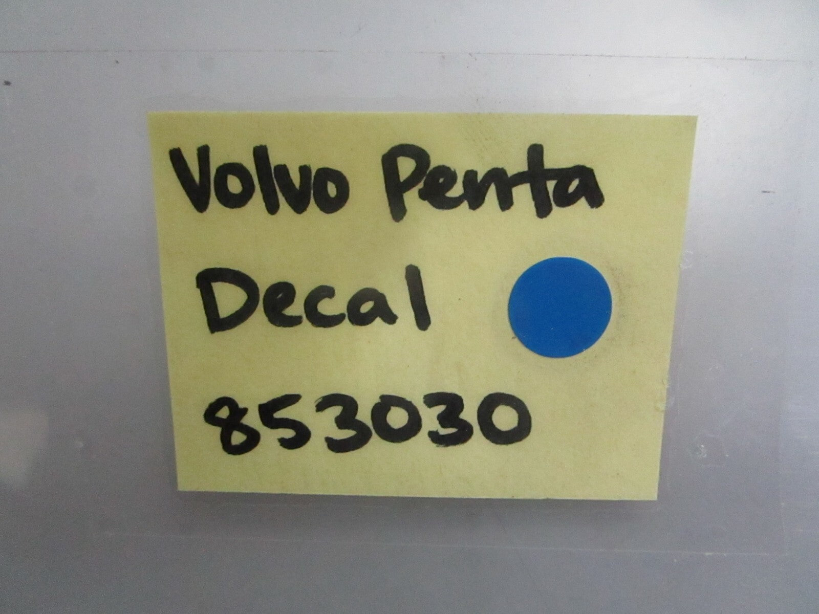 *NEW OEM* 0820 Volvo Penta Decal 853030