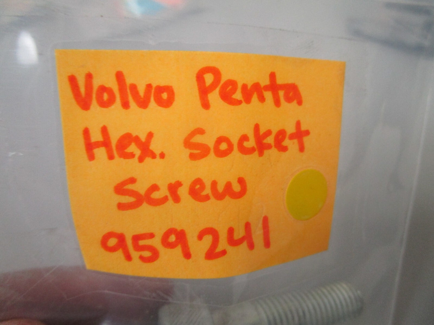 *NEW OEM* (LOT OF 2) 0810 Volvo Penta Hexagon Socket Screw 959241