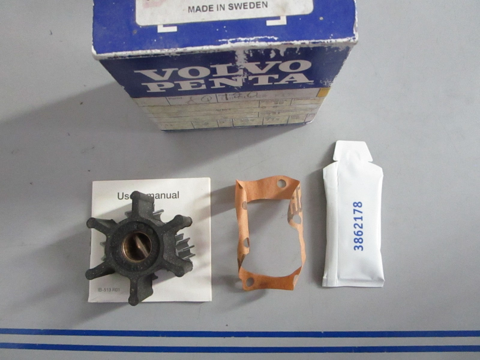 NEW OEM 3593659 Volvo Penta Water Pump Impeller Kit 0820