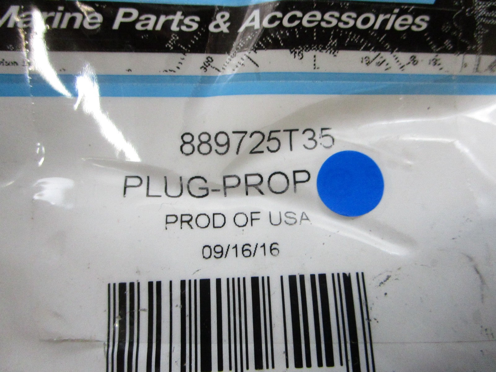 *NEW OEM* (LOT OF 5) 0810 Mercury Quicksilver Prop Plug 889725T35