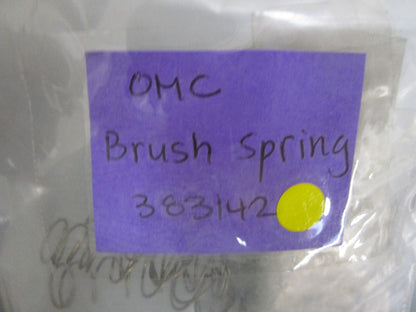*NEW OEM* (LOT OF 4) 0750 OMC Johnson Evinrude BRUSH SPRING 383142 0383142