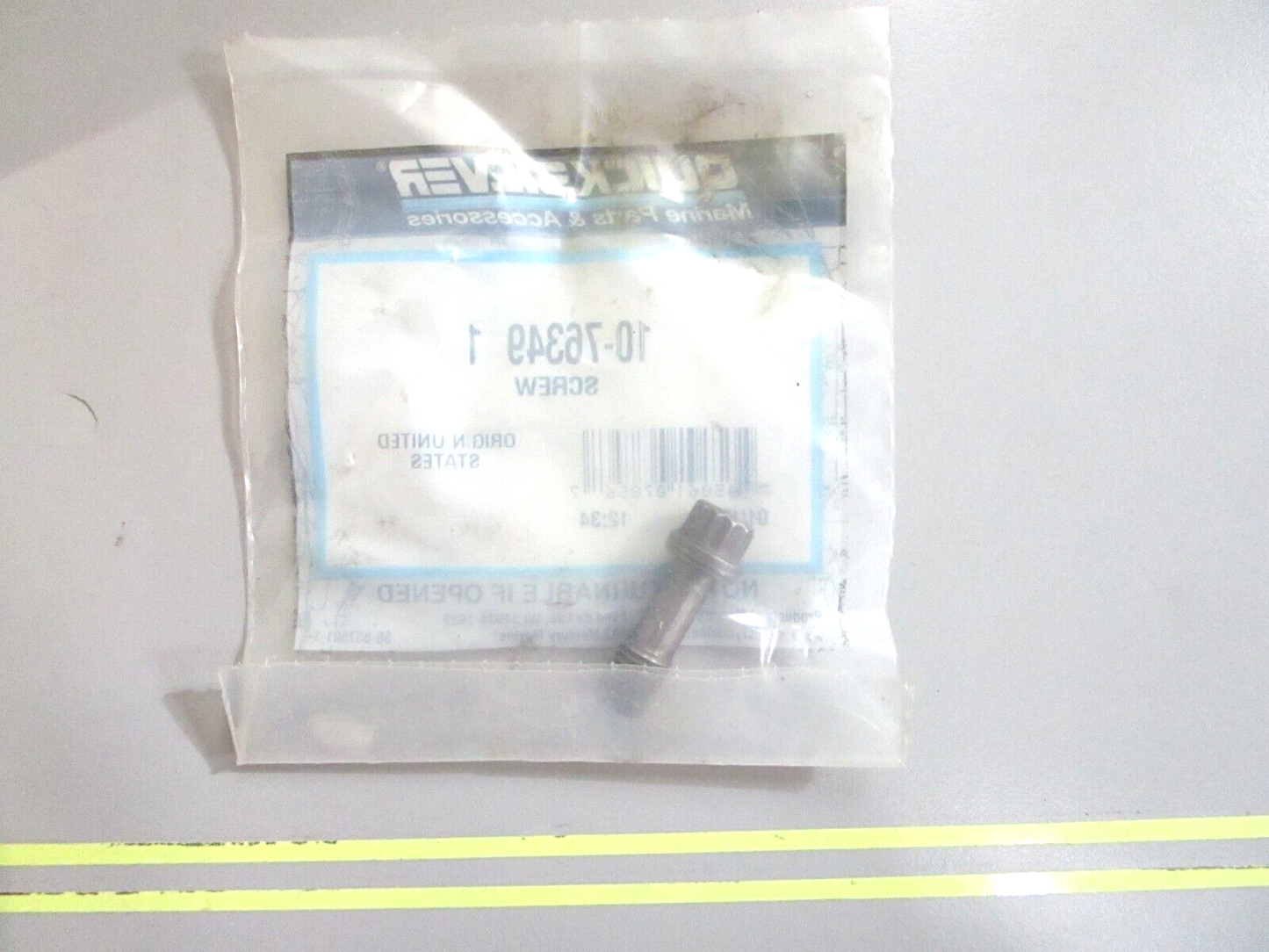 *NEW OEM* 0750 Mercury Quicksilver SCREW 10-76349 1
