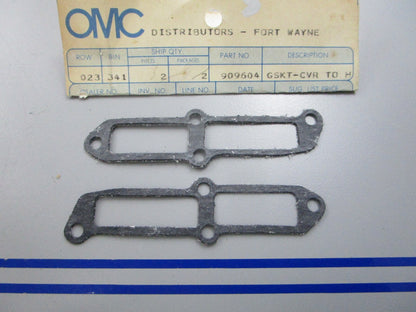 NEW OEM (LOT OF 2) 909604 0909604 OMC Johnson Evinrude Gasket 0810