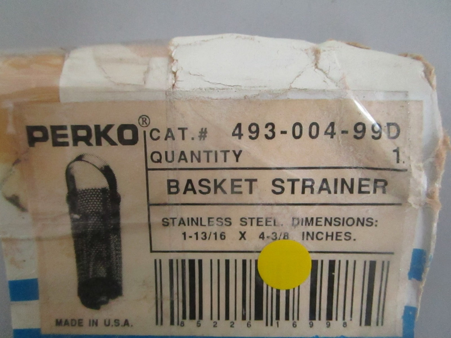 Perko 493-004-99D Raw Water Intake Strainer Basket 493 500 Series NEW OEM 0820