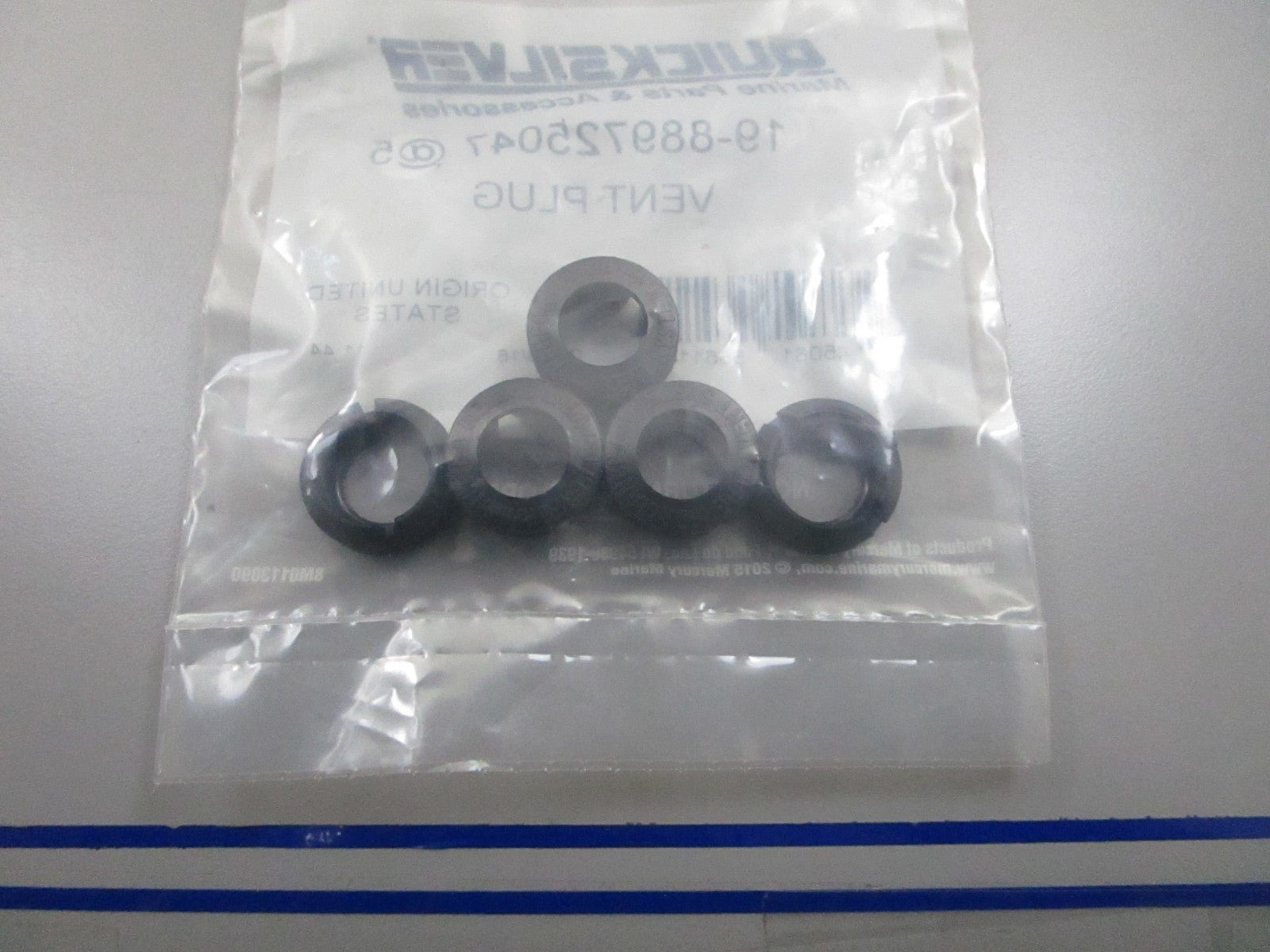 *NEW OEM* (LOT OF 5) 0810 Mercury Quicksilver Vent Plug 19-889725047