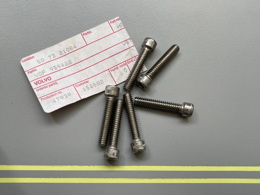 *NEW OEM* (LOT OF 6) 0810 Volvo Penta Screw 959422