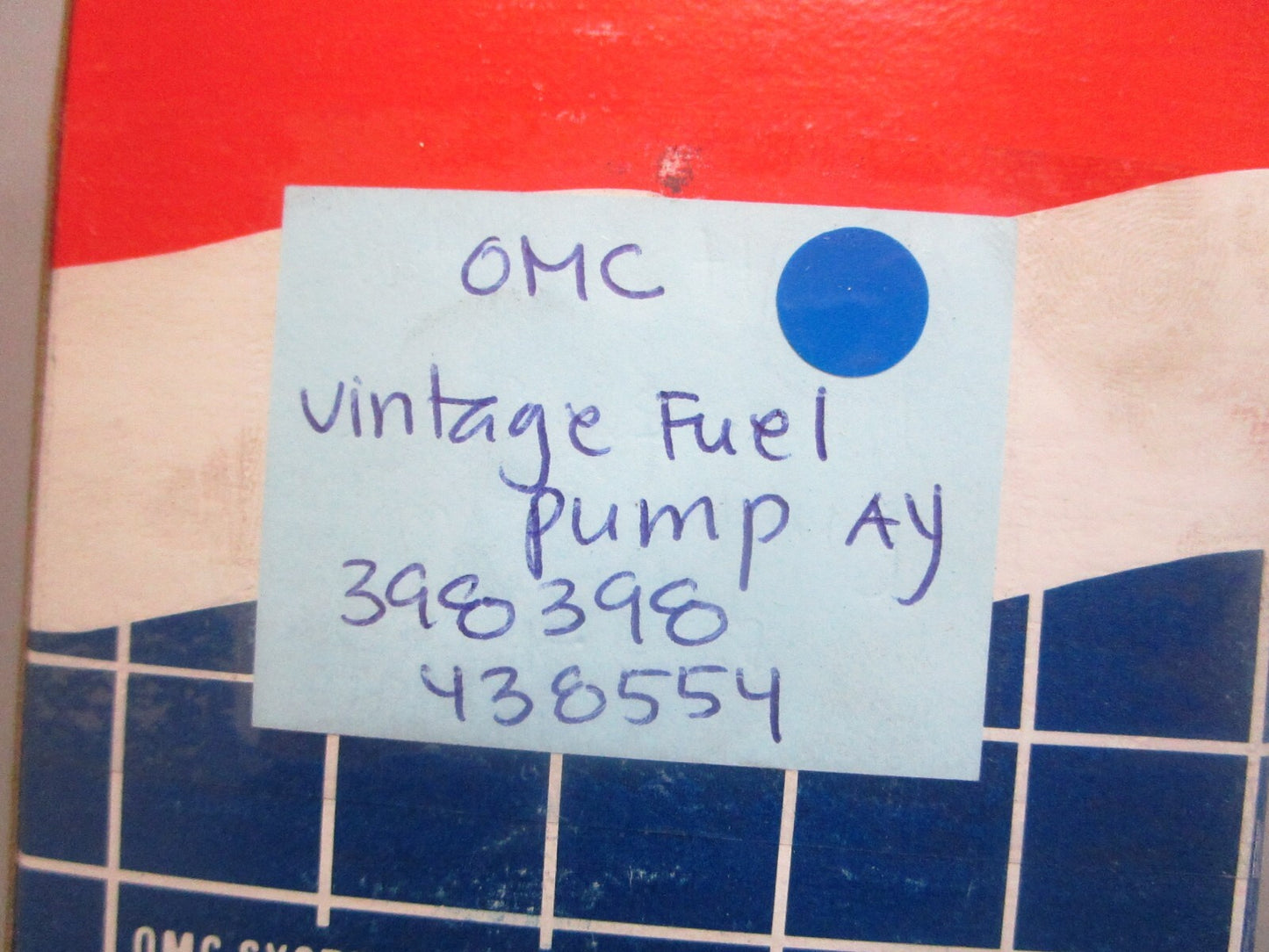 *NEW OEM* 0810 OMC Johnson Evinrude Vintage Fuel Pump Ay 398398 438554