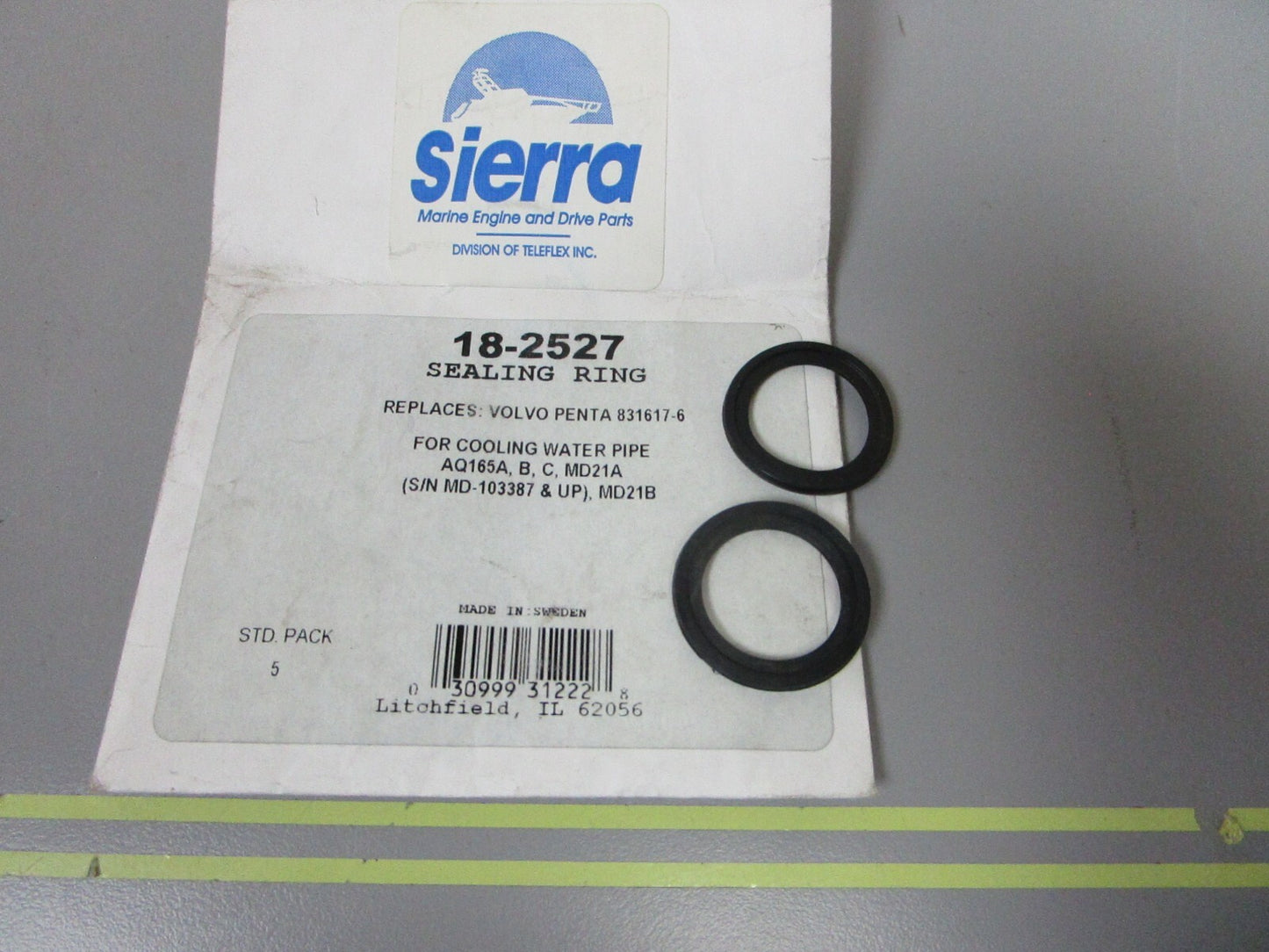 *NEW* (LOT OF 2) 0810 Sierra Sealing Ring 18-2527 Replaces: 831617